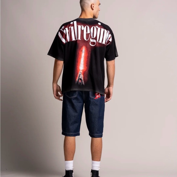 CIVIL REGIME X DARC SPORT X STAR WARS RED CRYSTAL LIGHT SABER SHIRT - Picture 4 of 9